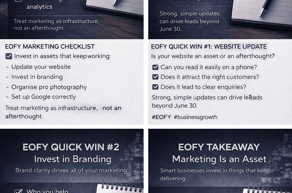 EOFY Marketing – Why Smart Business Treat It as Infrastructure, Not an Expense